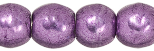 Round Beads 3mm (loose) : ColorTrends: Saturated Metallic Grapeade