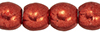 Round Beads 3mm (loose) : ColorTrends: Saturated Metallic Cranberry