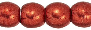 Round Beads 3mm (loose) : ColorTrends: Saturated Metallic Cranberry