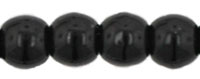 Round Beads 3mm (loose) : Jet