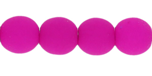Round Beads 3mm (loose) : Neon - Purple