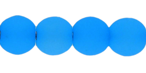 Round Beads 3mm (loose) : Neon Electric Blue