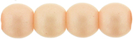 Round Beads 3mm (loose) : Powdery - Pastel Peach