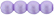 Round Beads 3mm (loose) : Powdery - Pastel Purple