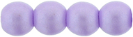 Round Beads 3mm (loose) : Powdery - Pastel Purple