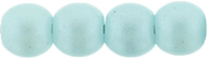 Round Beads 3mm (loose) : Powdery - Pastel Turquoise