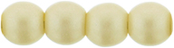 Round Beads 3mm (loose) : Powdery - Beige