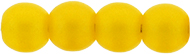 Round Beads 3mm (loose) : Powdery - Sunflower