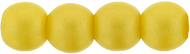 Round Beads 3mm (loose) : Powdery - Yellow