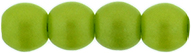 Round Beads 3mm (loose) : Powdery - Lime