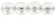 Round Beads 3mm (loose) : Transparent Pearl - Brilliant White