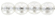 Round Beads 3mm (loose) : Transparent Pearl - Brilliant White