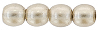 Round Beads 3mm (loose) : Transparent Pearl - Hazelwood