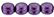 Round Beads 3mm (loose) : Transparent Pearl - Grape