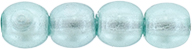 Round Beads 3mm (loose) : Transparent Pearl - Seafoam