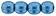 Round Beads 3mm (loose) : Transparent Pearl - Island Lagoon
