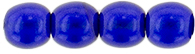 Round Beads 3mm (loose) : Transparent Pearl - Navy
