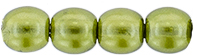 Round Beads 3mm (loose) : Transparent Pearl - Wild Olive