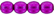 Round Beads 3mm (loose) : Transparent Pearl - Magenta