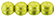 Round Beads 3mm (loose) : ColorTrends: Saturated Metallic Primrose Yellow