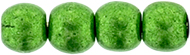 Round Beads 3mm (loose) : ColorTrends: Saturated Metallic Kale