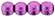 Round Beads 3mm (loose) : ColorTrends: Saturated Metallic Pink Yarrow