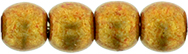 Round Beads 3mm (loose) : ColorTrends: Saturated Metallic Flame