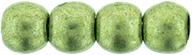 Round Beads 3mm (loose) : ColorTrends: Saturated Metallic Greenery