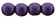 Round Beads 3mm : Metallic Suede - Purple