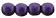 Round Beads 3mm (loose) : Metallic Suede - Purple