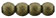 Round Beads 3mm (loose) : Metallic Suede - Gold