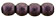Round Beads 3mm (loose) : Metallic Suede - Pink