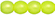 Round Beads 3mm (loose) : Neon Yellow