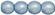 Round Beads 3mm (loose) : Neon Blue Gray