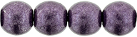 Round Beads 4mm (loose) : ColorTrends: Saturated Metallic Tawny Port