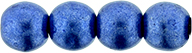 Round Beads 4mm (loose) : ColorTrends: Saturated Metallic Navy Peony
