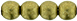 Round Beads 4mm (loose) : ColorTrends: Saturated Metallic Golden Lime