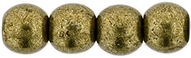 Round Beads 4mm (loose) : ColorTrends: Saturated Metallic Emperador