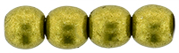 Round Beads 4mm (loose) : ColorTrends: Saturated Metallic Meadowlark