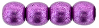 Round Beads 4mm (loose) : ColorTrends: Saturated Metallic Spring Crocus