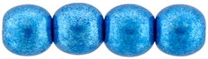 Round Beads 4mm (loose)  : ColorTrends: Saturated Metallic Nebulas Blue