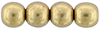 Round Beads 4mm (loose)  : ColorTrends: Saturated Metallic Ceylon Yellow