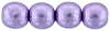 Round Beads 4mm (loose)  : ColorTrends: Saturated Metallic Crocus Petal