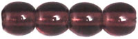 Round Beads 4mm (loose) : Dk Amethyst