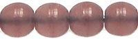 Round Beads 4mm (loose) : Dk Milky Amethyst