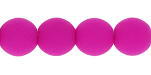 Round Beads 4mm : Neon Purple