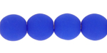 Round Beads 4mm (loose) : Neon - Ocean Blue
