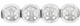 Round Beads 4mm (loose) : Silver