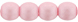 Round Beads 4mm (loose) : Powdery - Pastel Pink