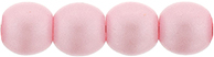Round Beads 4mm (loose) : Powdery - Pastel Pink